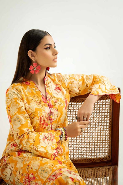 Gul Ahmed 2PC Printed Unstitched Lawn Suit TL-42017