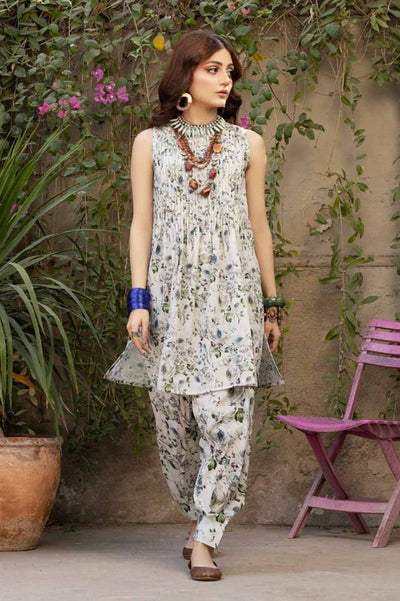 Gul Ahmed 2PC Printed Unstitched Lawn Suit TL-42018