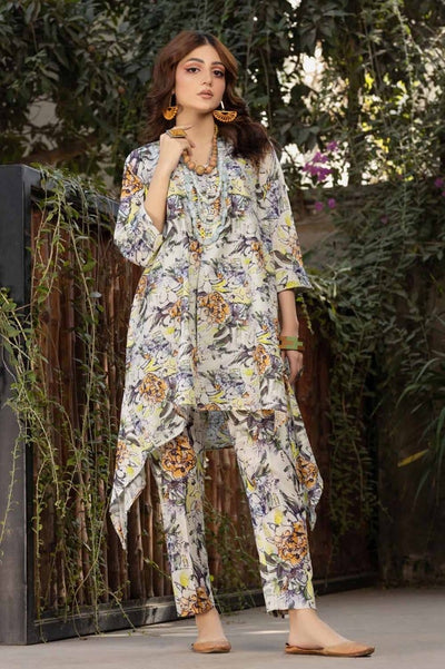Gul Ahmed 2PC Printed Unstitched Lawn Suit TL-42019