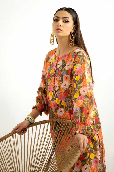 Gul Ahmed 2PC Printed Unstitched Lawn Suit TL-42027