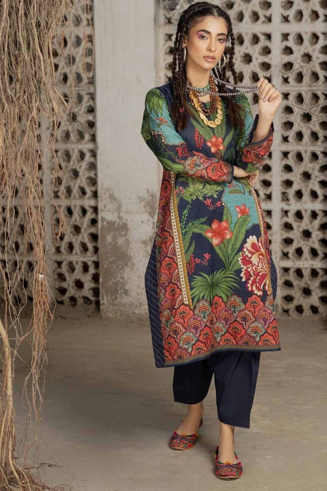 Gul Ahmed 2PC Printed Unstitched Lawn Suit TL-42030