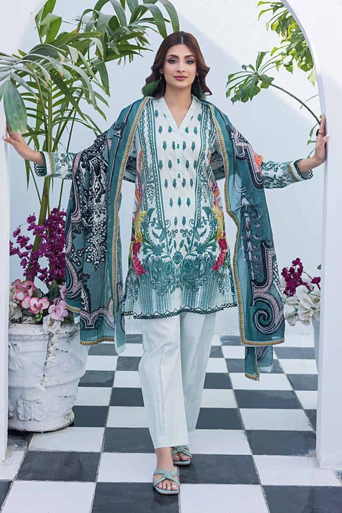 Gul Ahmed 2PC Printed Unstitched Lawn Suit TL-42032