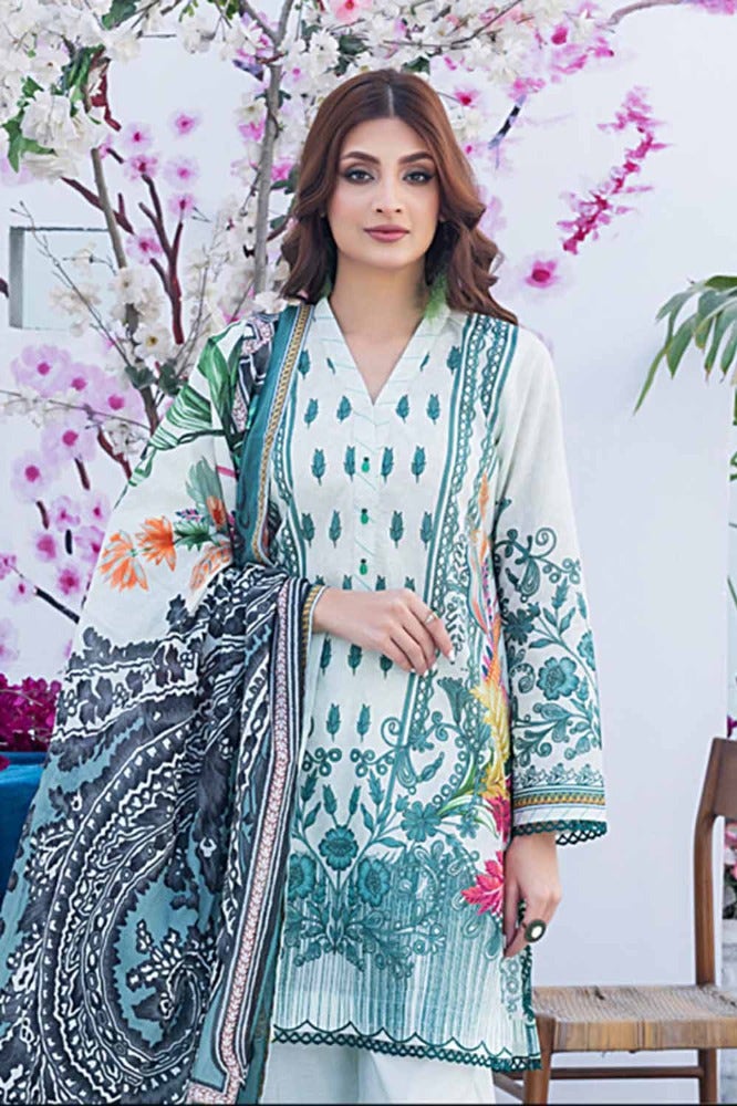 Gul Ahmed 2PC Printed Unstitched Lawn Suit TL-42032