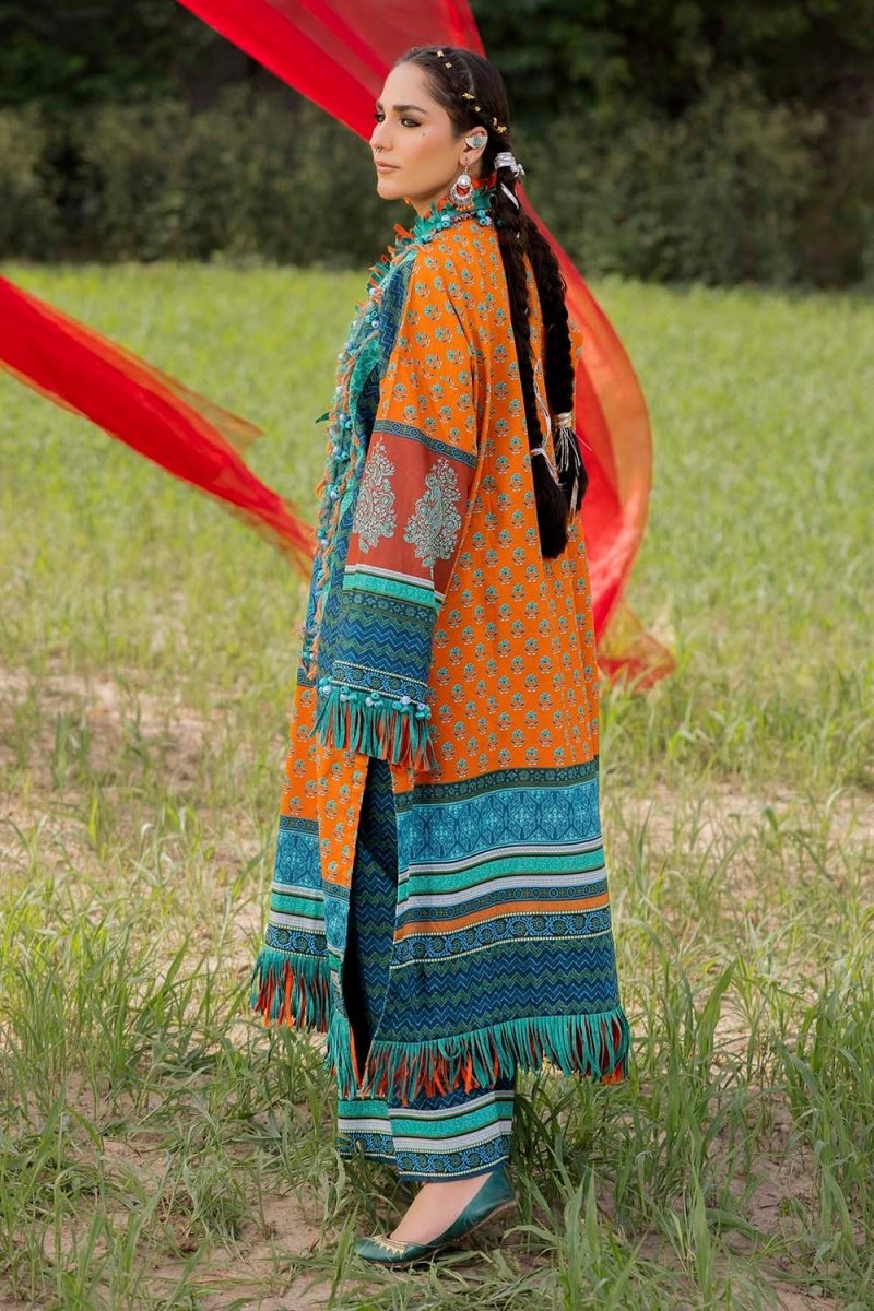 Gul Ahmed 2 Piece Unstitched Printed Lawn Suit TL-52143