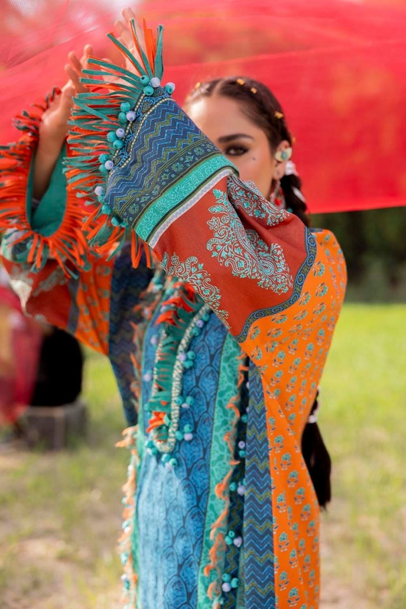 Gul Ahmed 2 Piece Unstitched Printed Lawn Suit TL-52143