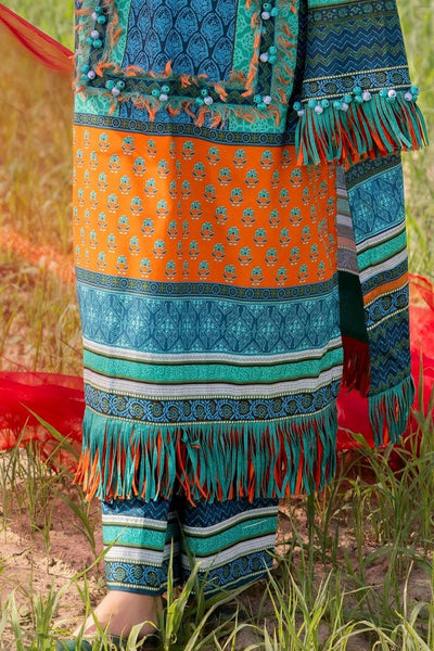 Gul Ahmed 2 Piece Unstitched Printed Lawn Suit TL-52143