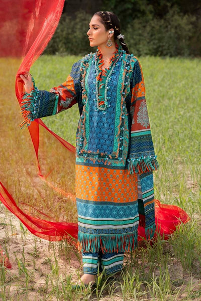 Gul Ahmed 2 Piece Unstitched Printed Lawn Suit TL-52143