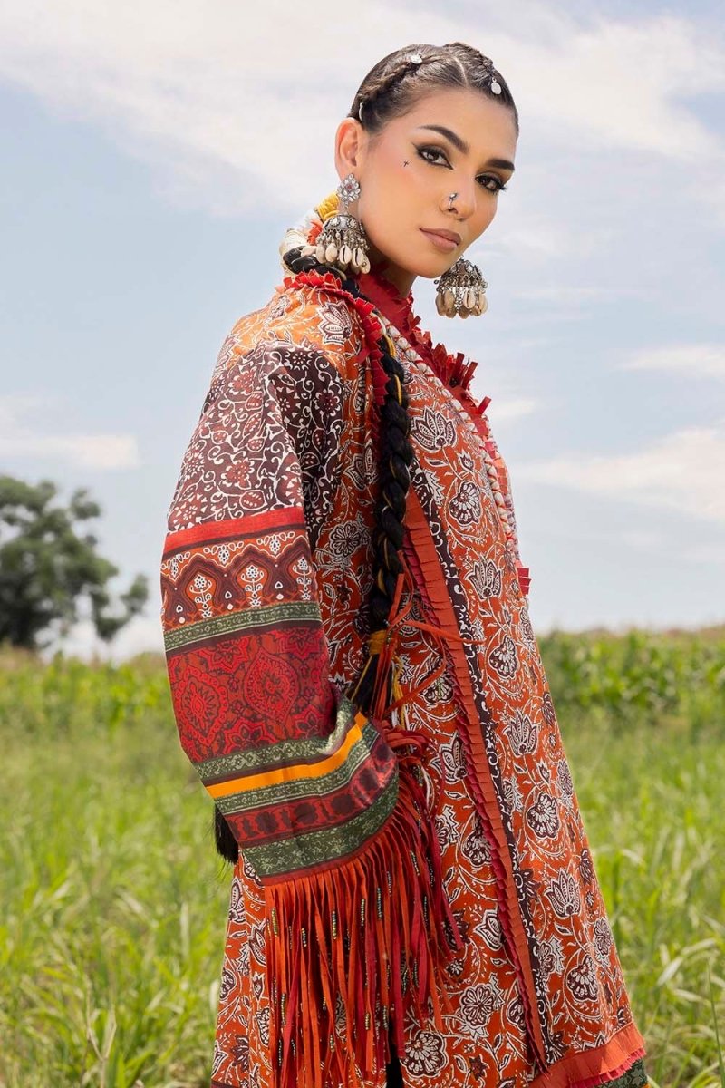 Gul Ahmed 2 Piece Unstitched Printed Lawn Suit TL-52146