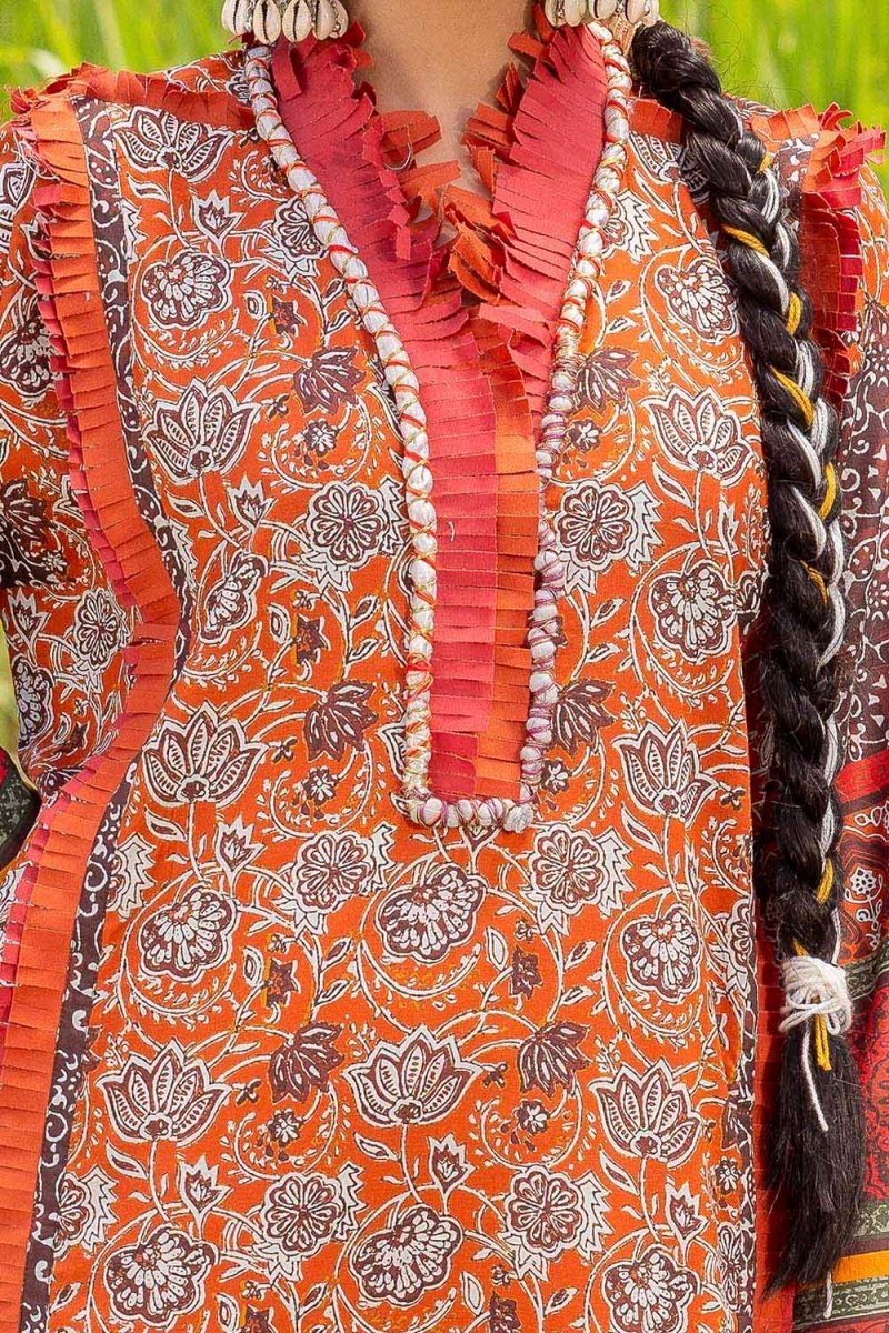Gul Ahmed 2 Piece Unstitched Printed Lawn Suit TL-52146
