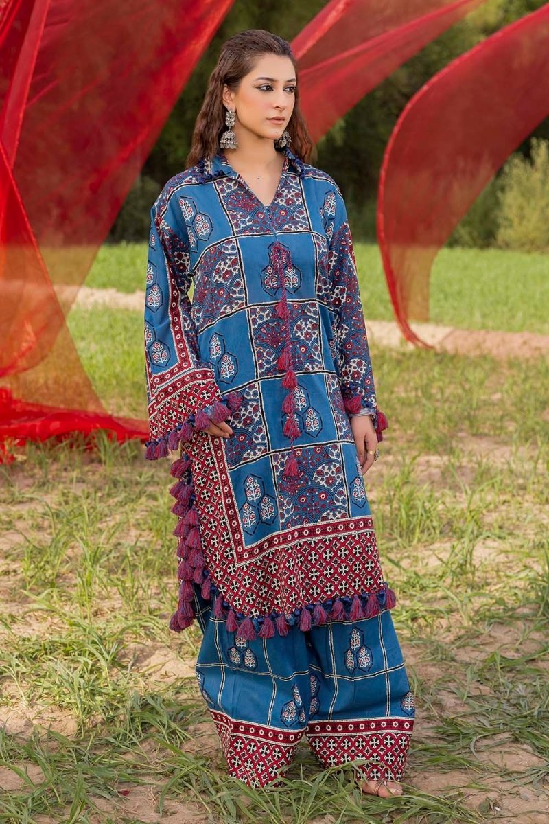 Gul Ahmed 2 Piece Unstitched Printed Lawn Suit TL-52147