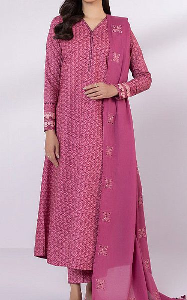 Sapphire 3 Piece Stitched Printed Lawn Suit - U3PE-DY24V3-5