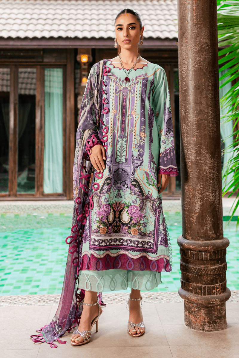 Jade Classic 3 Piece Unstitched Digital Printed Lawn Suit - UDC-20432 B