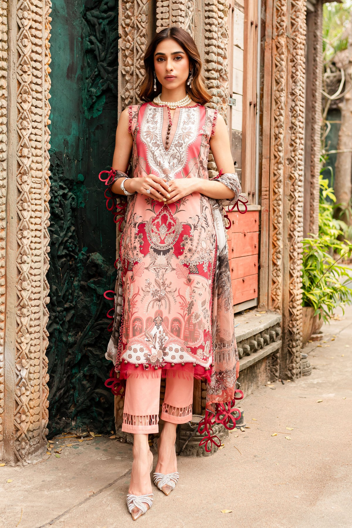 Jade Classic 3 Piece Unstitched Digital Printed Lawn Suit - UDC-20436 B