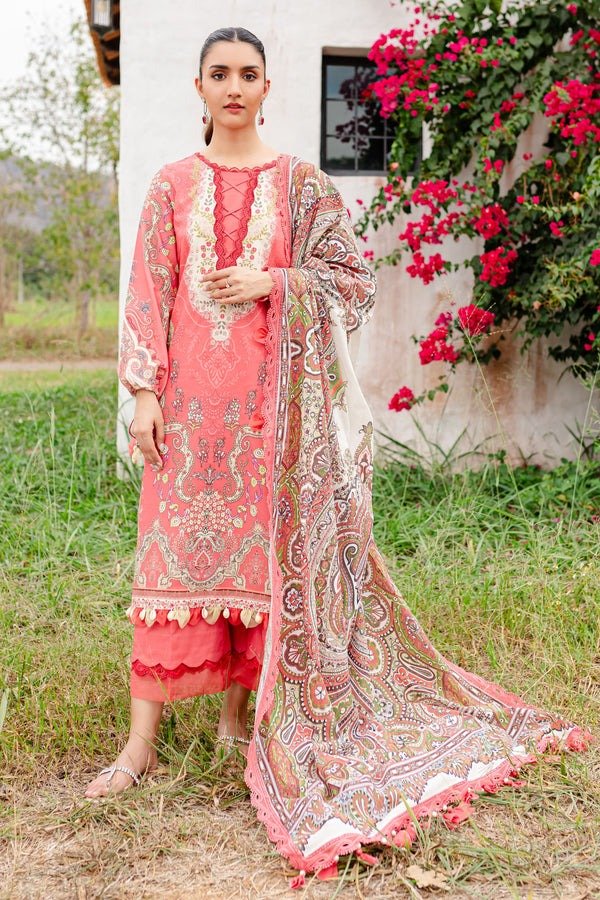 Jade Classic 3 Piece Unstitched Digital Printed Lawn Suit - UDP-20444 B