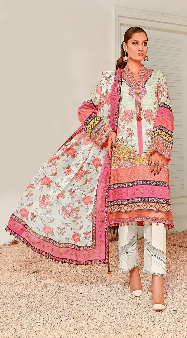 Anaya 3 Piece Unstitched Digital Printed Lawn Suit - VP23-03-TALIA