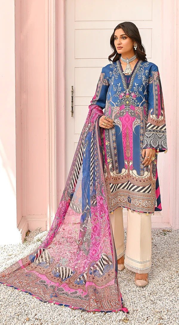 Anaya 3 Piece Unstitched Digital Printed Lawn Suit - VP23-06-RAMALA