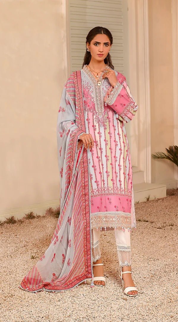 Anaya 3 Piece Unstitched Digital Printed Lawn Suit - VP23-07-EVANA