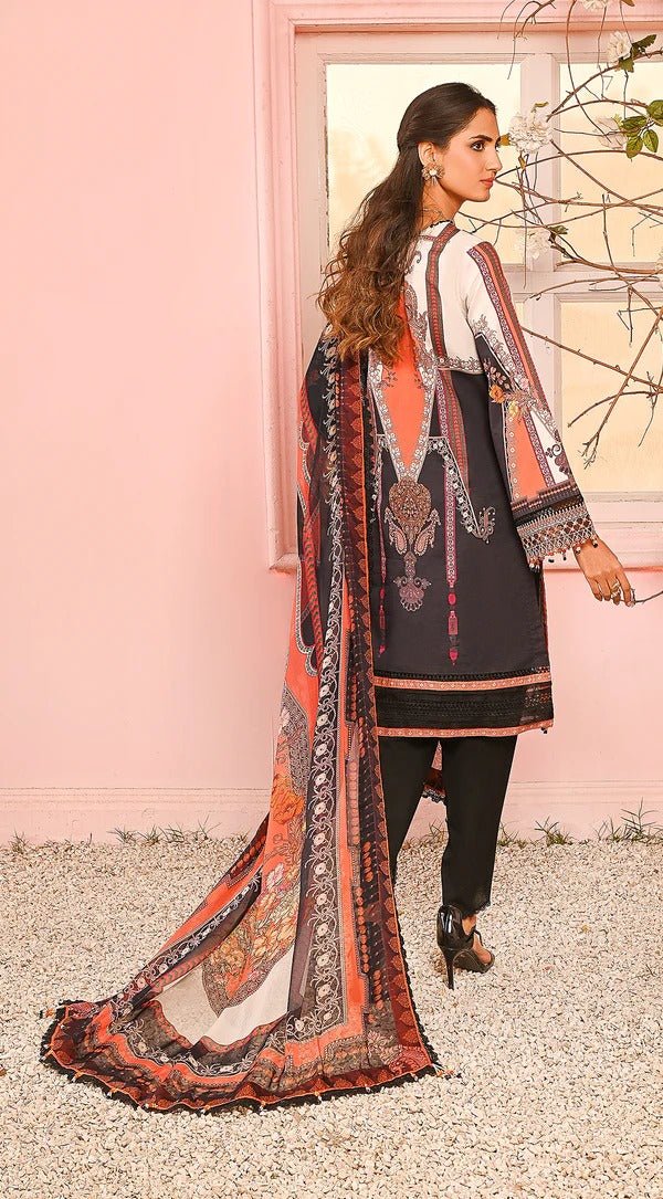 Anaya 3 Piece Unstitched Digital Printed Lawn Suit - VP23-08-VAANYA