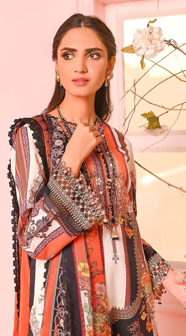 Anaya 3 Piece Unstitched Digital Printed Lawn Suit - VP23-08-VAANYA