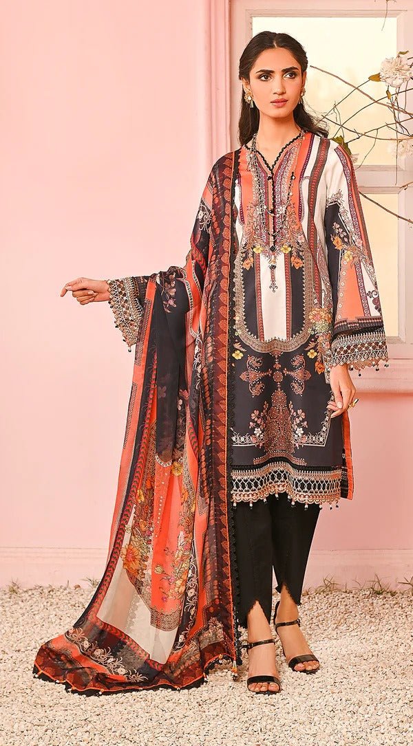 Anaya 3 Piece Unstitched Digital Printed Lawn Suit - VP23-08-VAANYA