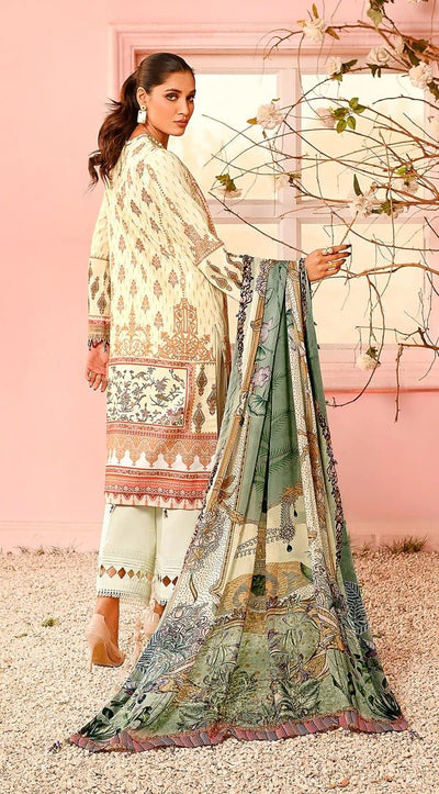 Anaya 3 Piece Unstitched Digital Printed Lawn Suit - VP23-13-LILA