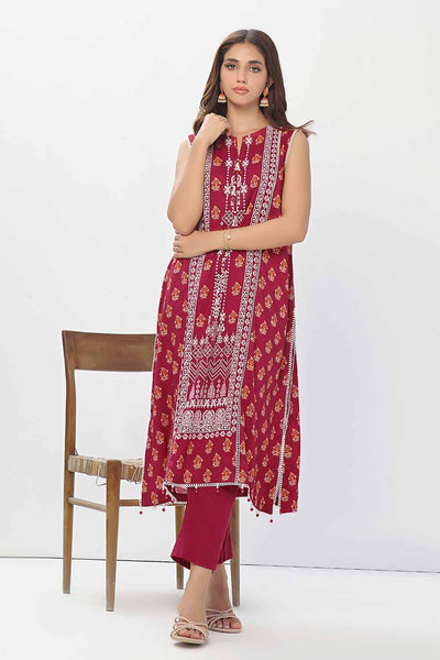 Gul Ahmed 1PC Unstitched Printed Linen Shirt VS-42001