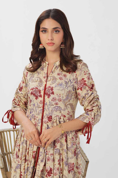 Gul Ahmed 1PC Unstitched Printed Linen Shirt VS-42004