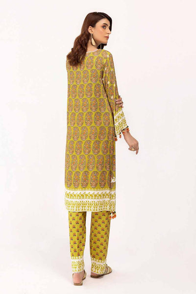 Gul Ahmed 2PC Unstitched Printed Cotail Suit VT-42009