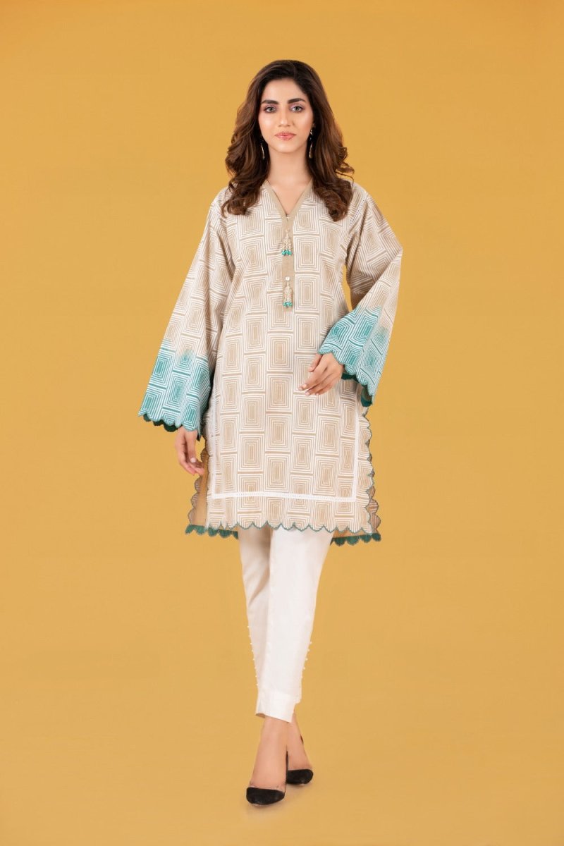 Gul Ahmed Ready To Wear Cambric Screen Printed Shirt WGK-CMS-SP-525