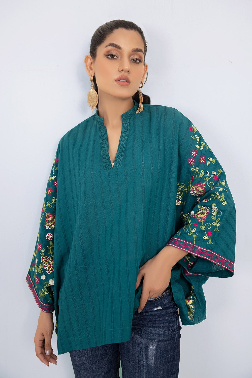 Gul Ahmed 01 Piece Stitched Studio Collection Embroidered Shirt WGK-CTS-DE-1537