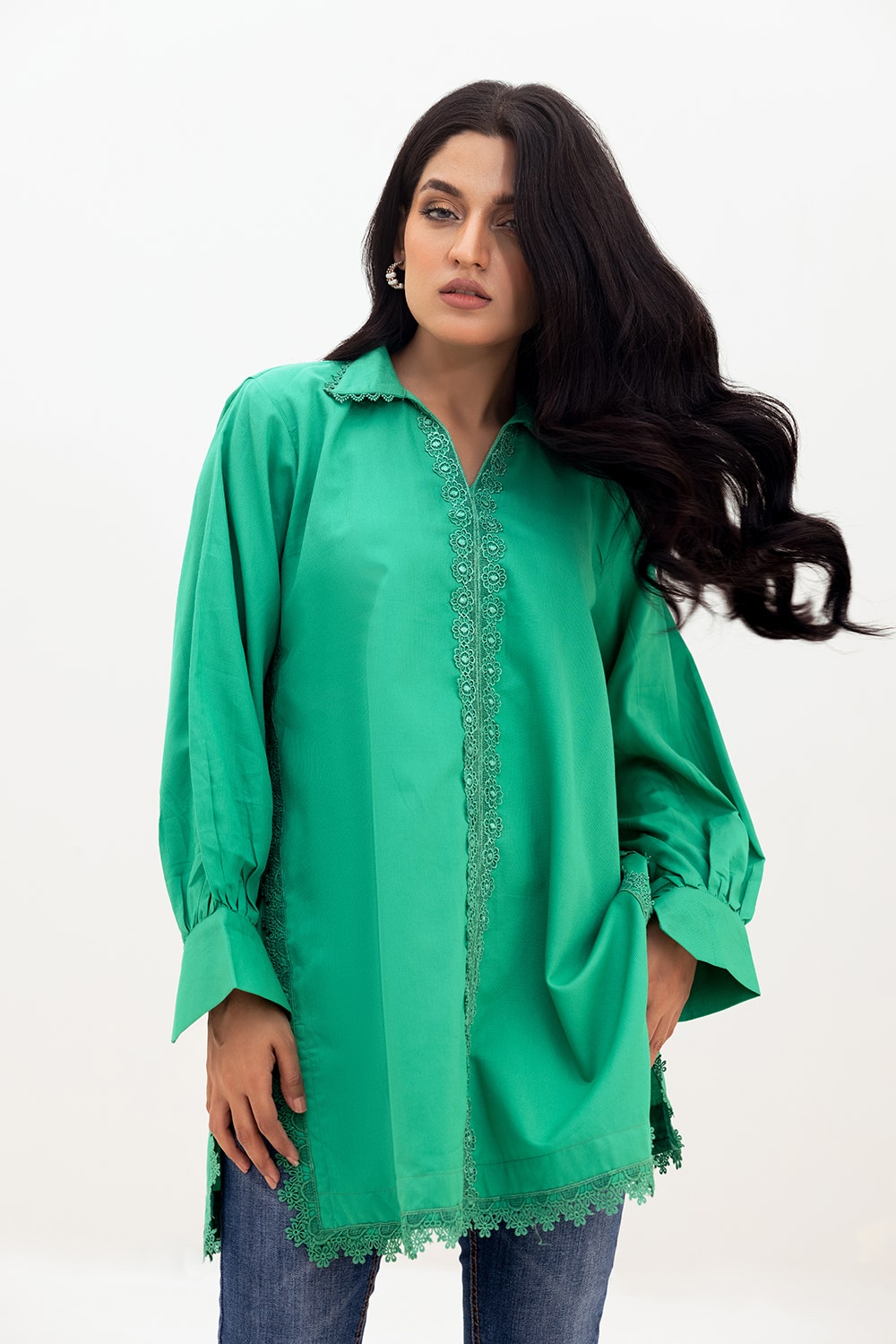 Gul Ahmed 01 Piece Stitched Studio Collection Dyed Shirt WGK-CTS-DY-1538