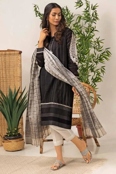 Gul Ahmed 02 Piece Stitched Needle Craft Embellished Shirt and Dupatta WGK-JQS-DE-1267