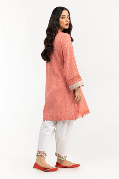 Gul Ahmed Kaaj 01 Piece Stitched Jacquard Shirt - WGK-JQS-DY-565