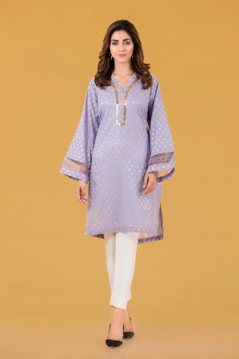 Gul Ahmed Kaaj 01 Piece Stitched Jacquard Shirt - WGK-JQS-DY-577