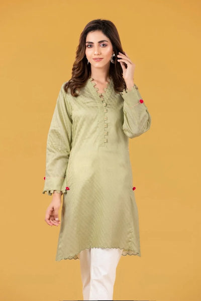 Gul Ahmed Kaaj 01 Piece Stitched Jacquard Shirt - WGK-JQS-DY-599