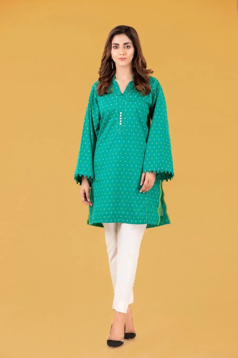 Gul Ahmed Kaaj 01 Piece Stitched Jacquard Shirt - WGK-JQS-DY-635