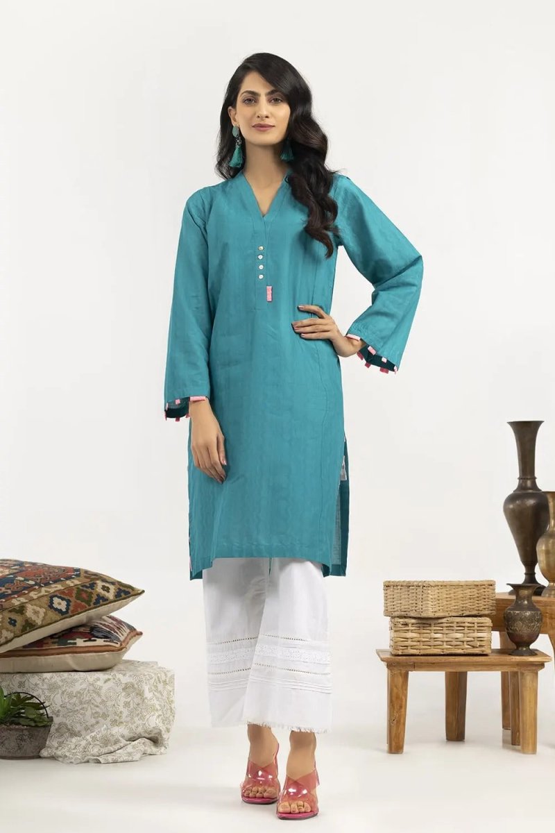 Gul Ahmed 01 Piece Stitched The Loom Jacquard Shirt WGK-JQS-DY-839