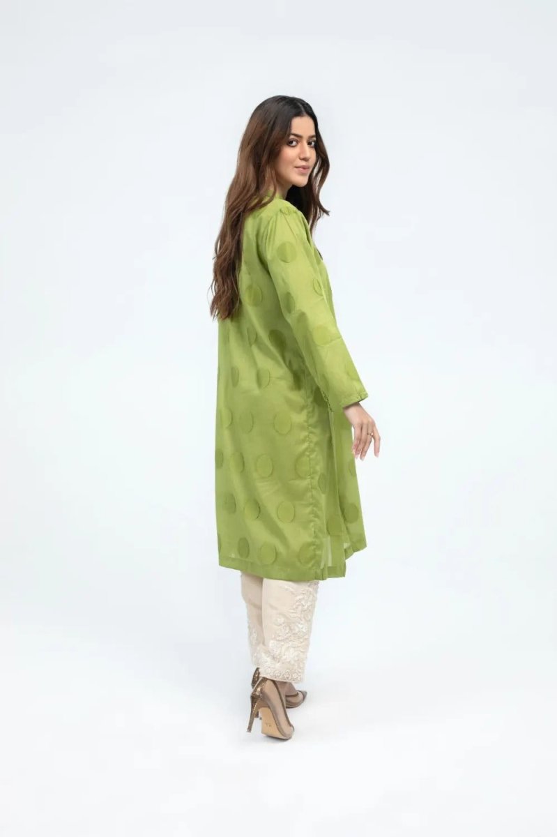 Gul Ahmed Kaaj 01 Piece Stitched Jacquard Shirt - WGK-JQS-DY-856