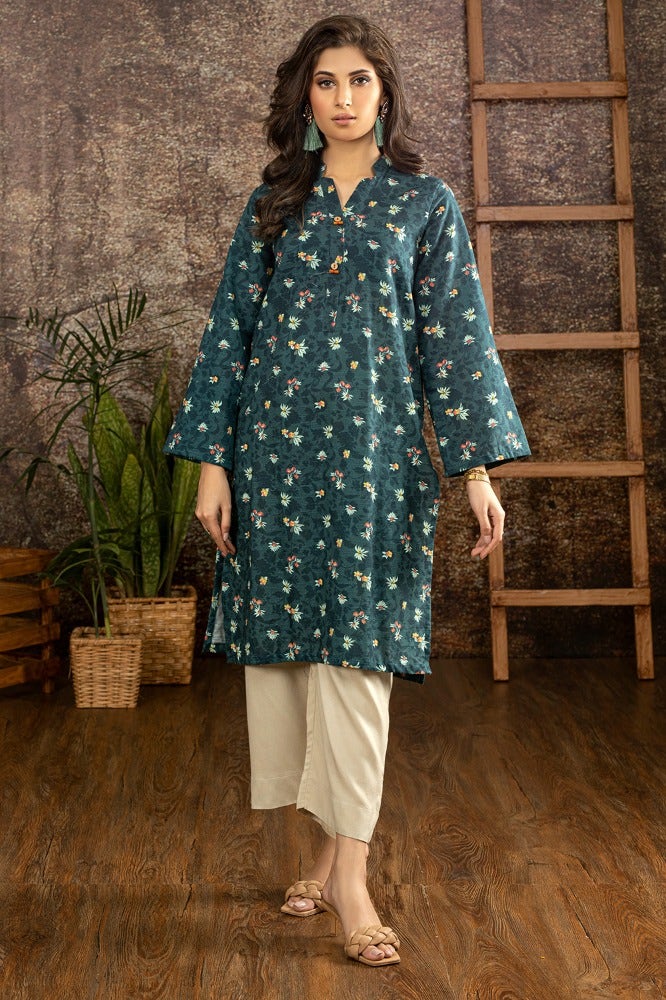 Gul Ahmed Stitched 01 Piece Khaddar Printed Shirt WGK-KDW-DP-2915