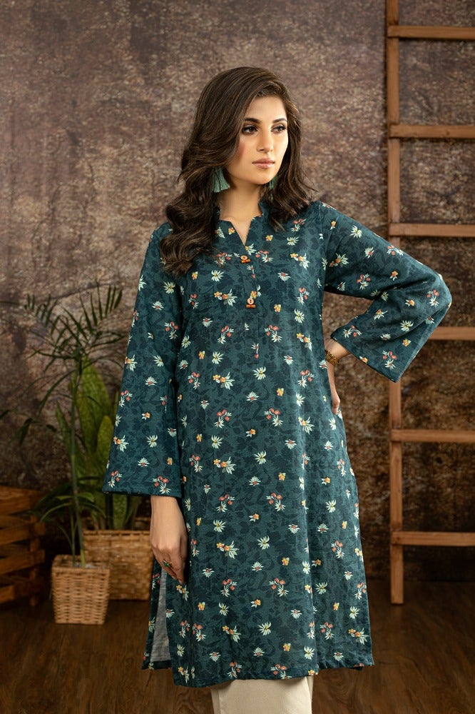 Gul Ahmed Stitched 01 Piece Khaddar Printed Shirt WGK-KDW-DP-2915