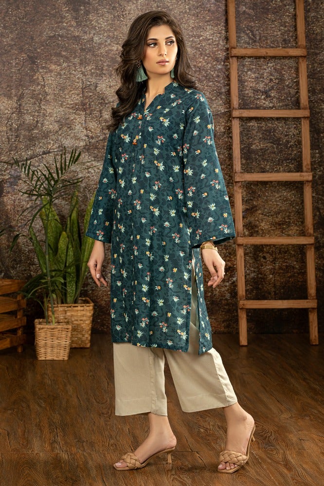 Gul Ahmed Stitched 01 Piece Khaddar Printed Shirt WGK-KDW-DP-2915