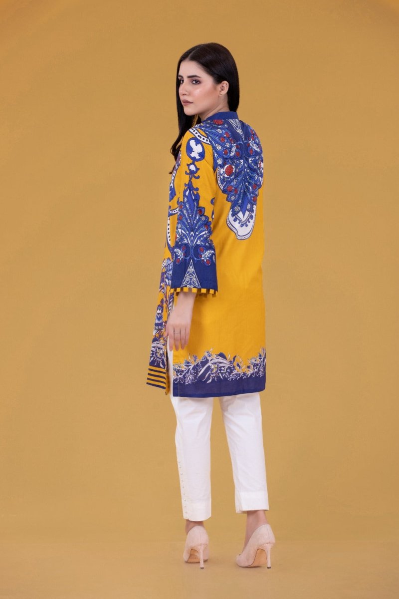 Gul Ahmed Ready To Wear Cambric Digital Printed Shirt WGK-LWS-DP-186