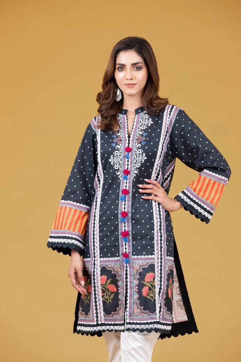 Gul Ahmed Ready To Wear Cambric Digital Printed Shirt WGK-LWS-DP-253