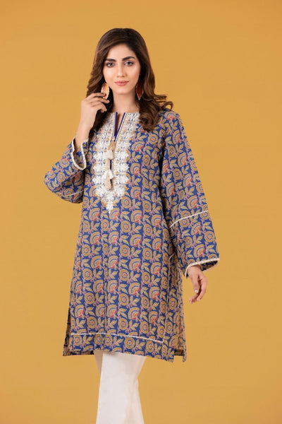 Gul Ahmed Ready To Wear Lawn Digital Printed Emb Shirt WGK-LWS-DP-491