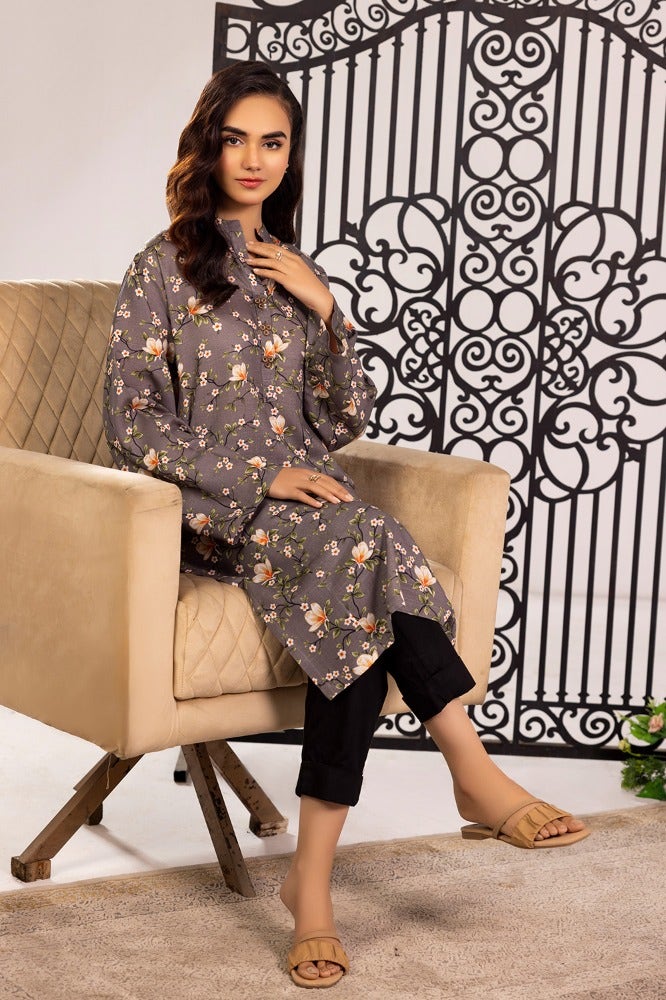 Gul Ahmed 01 Piece Stitched Slub Viscose Printed Shirt WGK-SVW-DP-3180