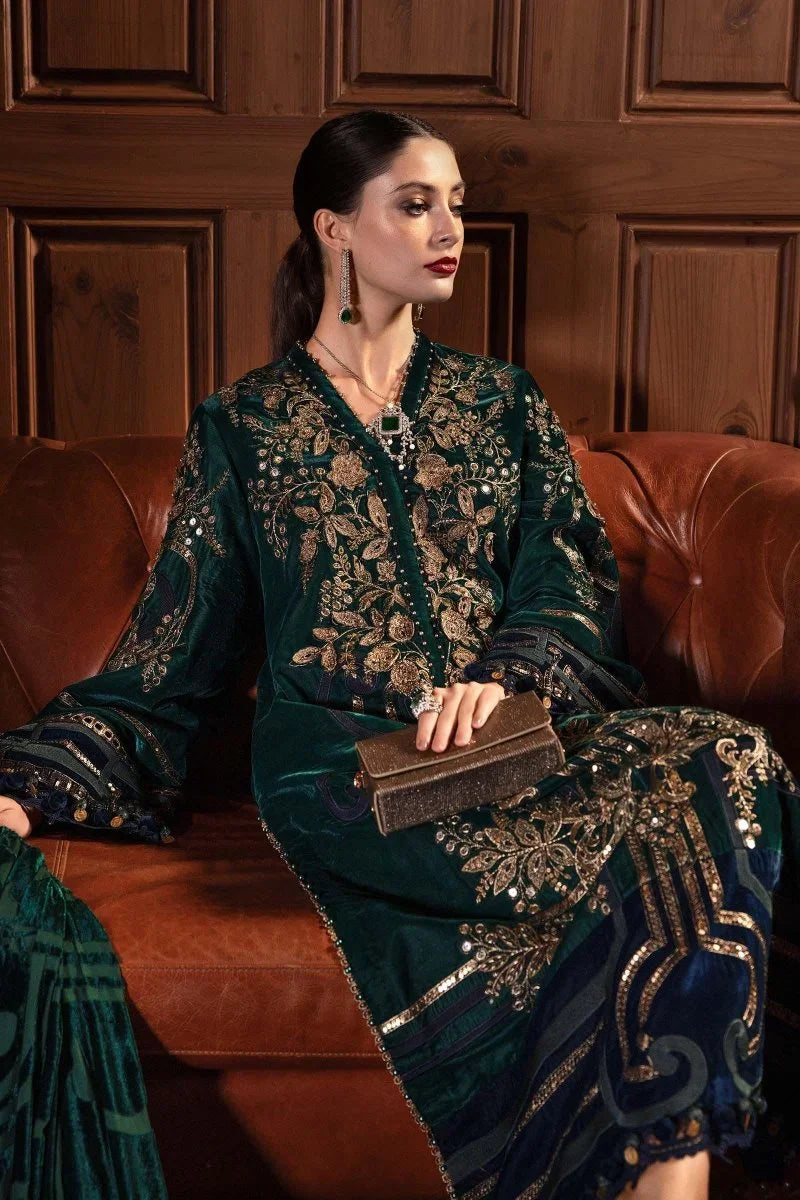 MB-W-25-WL-1302-Emerald Green | MARIA B MB-W-25-WL-1302-Emerald Green | MARIA B
