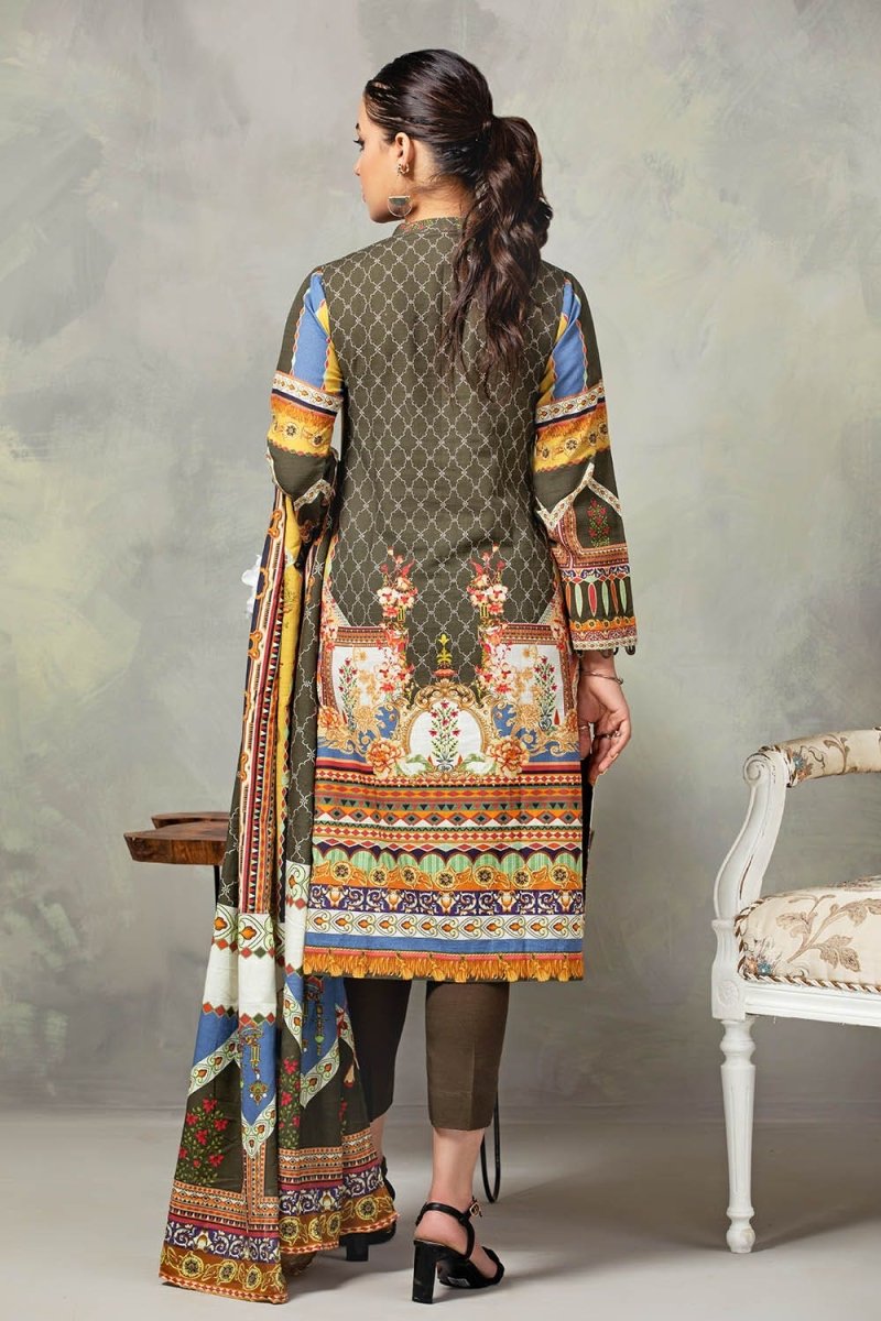 Gul Ahmed 3PC Khaddar Printed Stitched Suit WNS-12068 B