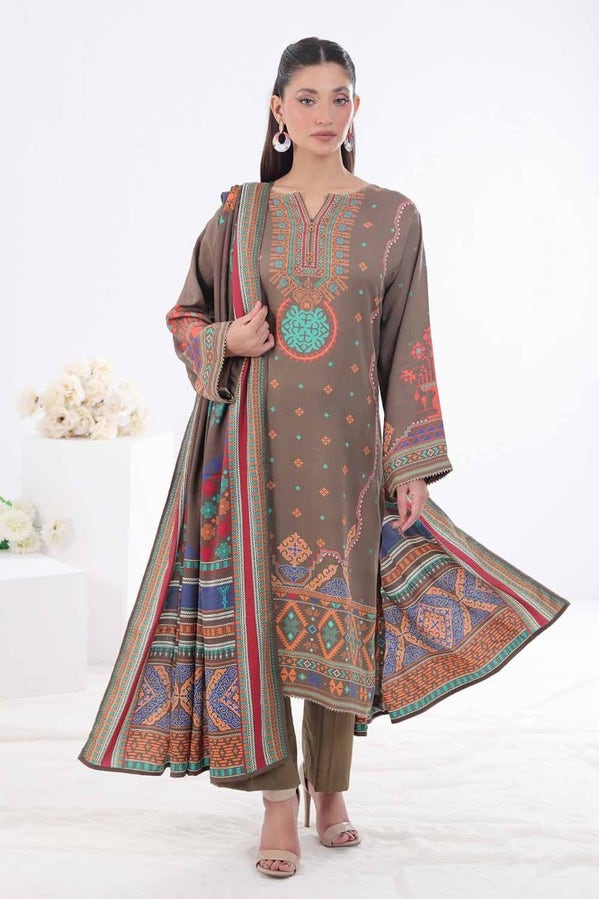 Gul Ahmed 3PC Printed Cotail Unstitched Suit WNS-32174 A