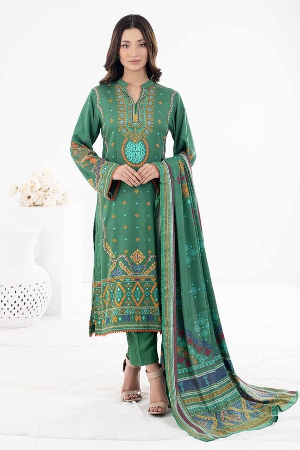 Gul Ahmed 3PC Printed Cotail Stitched Suit WNS-32174 B