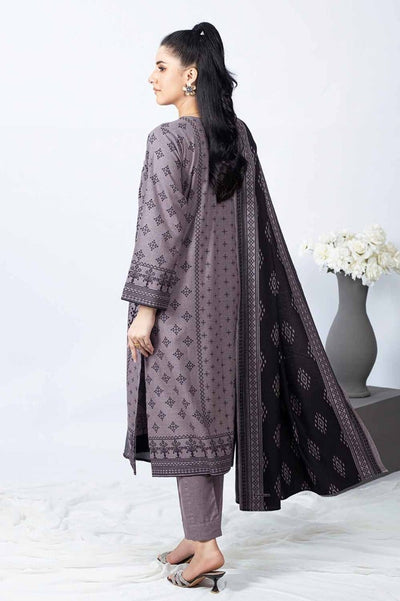 Gul Ahmed 3PC Printed Dhanak Unstitched Suit with Printed Dhanak Dupatta WNS-32188 B